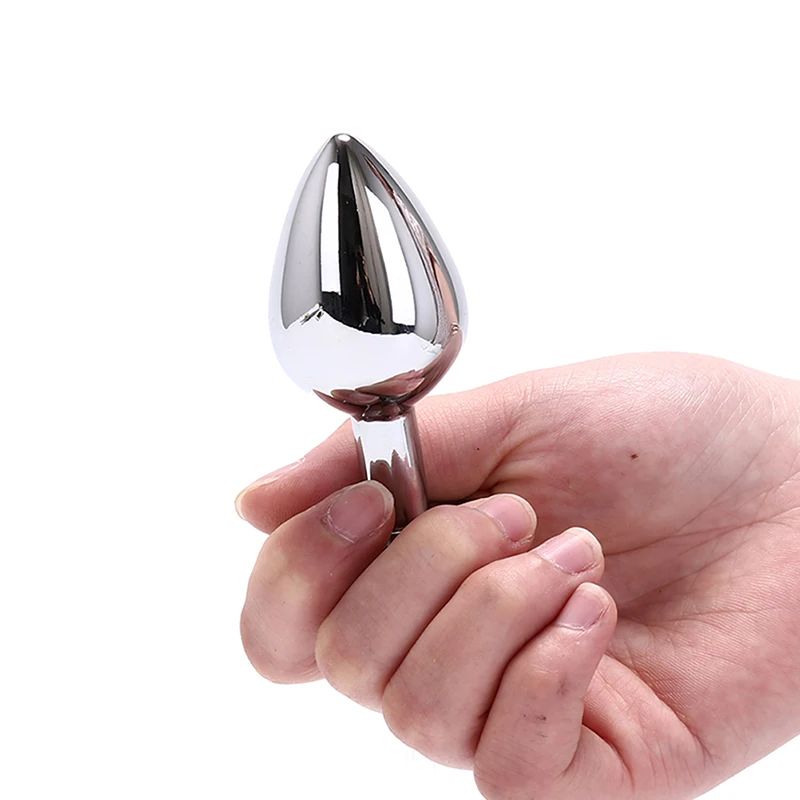 Stainless Steel Anal Beads Crystal Jewelry Heart Butt Plug Stimulator Sex Toys Dildo Big Anal Plug Prostata Massager For Man