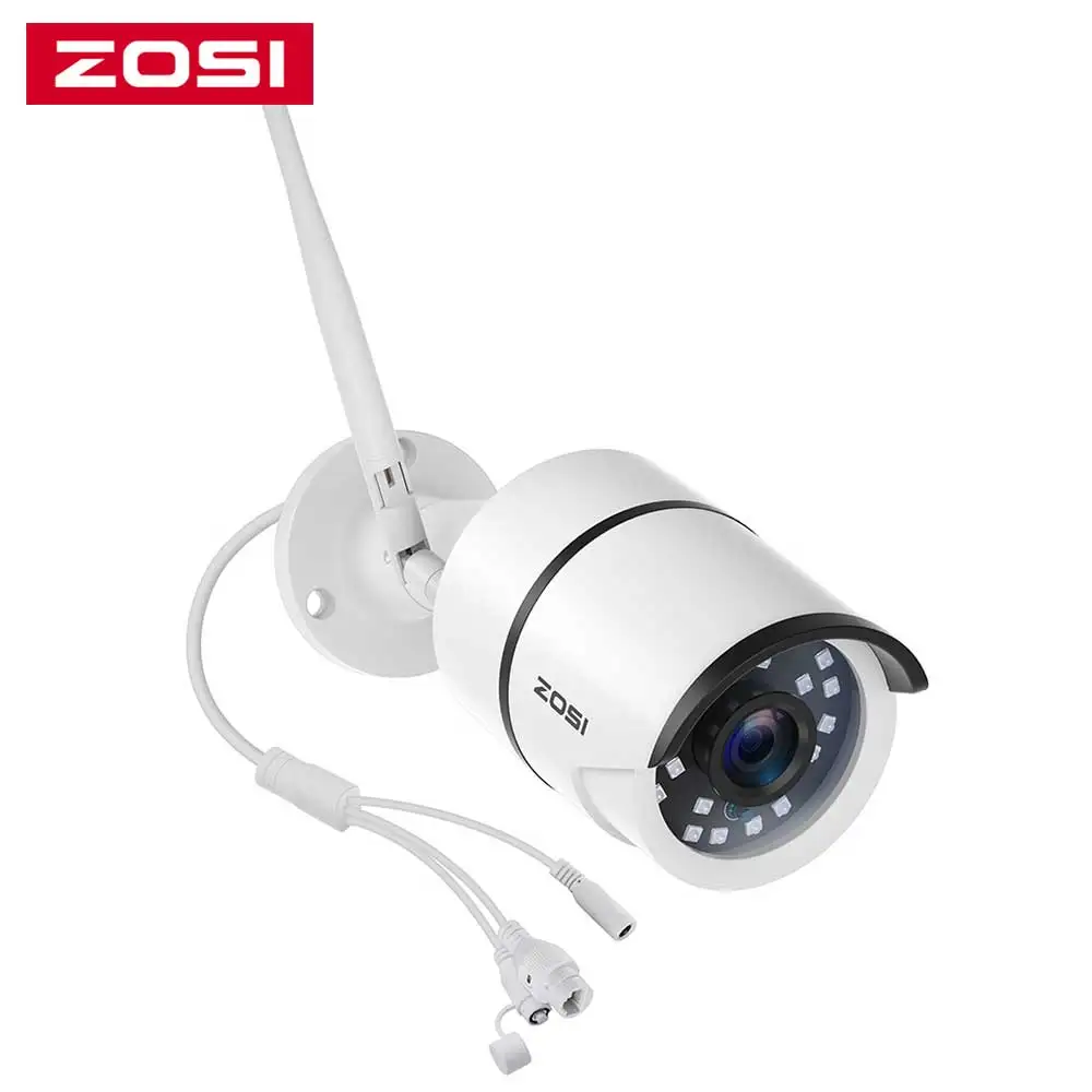 Photo Product ZOSI 1080P Wifi IP Camera 2.0MP HD Outdoor IP67 Night Vision Security Video Surveillance Camera2-Way AudioAI Human Detection