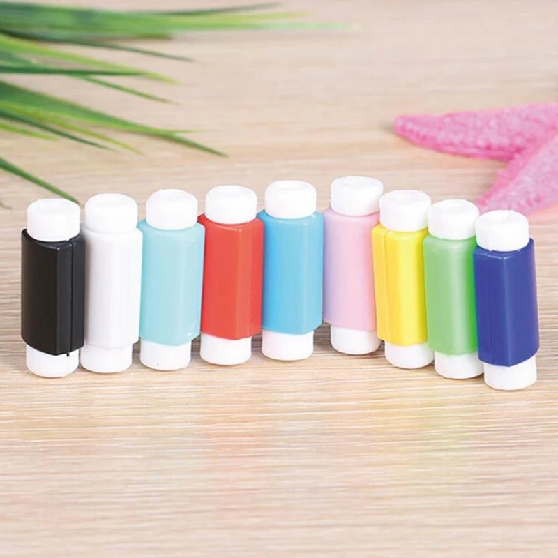 

5pcs Cable Protector Data Line Colors Cord Protector Protective Case Long Size Cable Winder Cover For iPhone USB Charging Cable