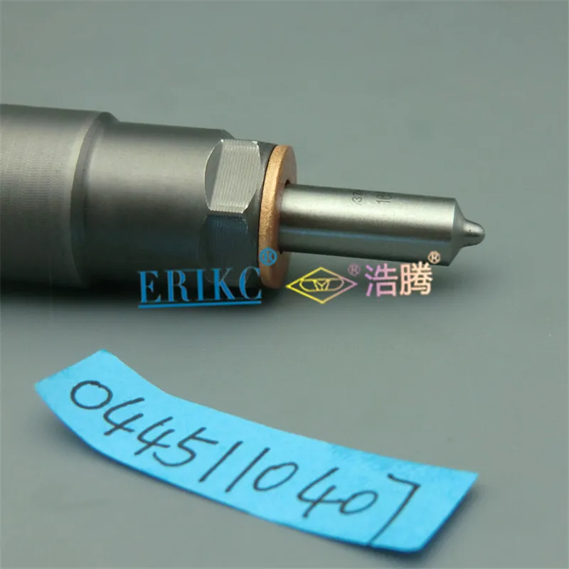 ERIKC 0 445 110 407 впрыска дизельного топлива 0445110407 авто двигатель Системы Форсунка системы питания с общей торливной магистралью в сборе 0445 110 407 для GREATWALL Hover