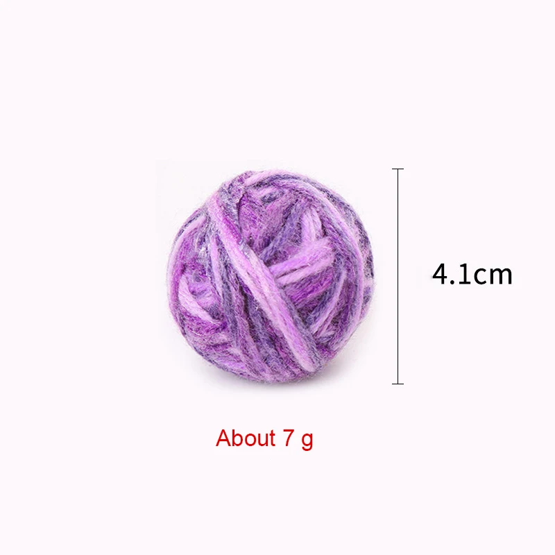 Cat Pet Sisal Rope Weave Ball Teaser Play Chewing Rattle Scratch Catch Toy Interactive Scratch Chew Toy For Pet Cat Color Random 