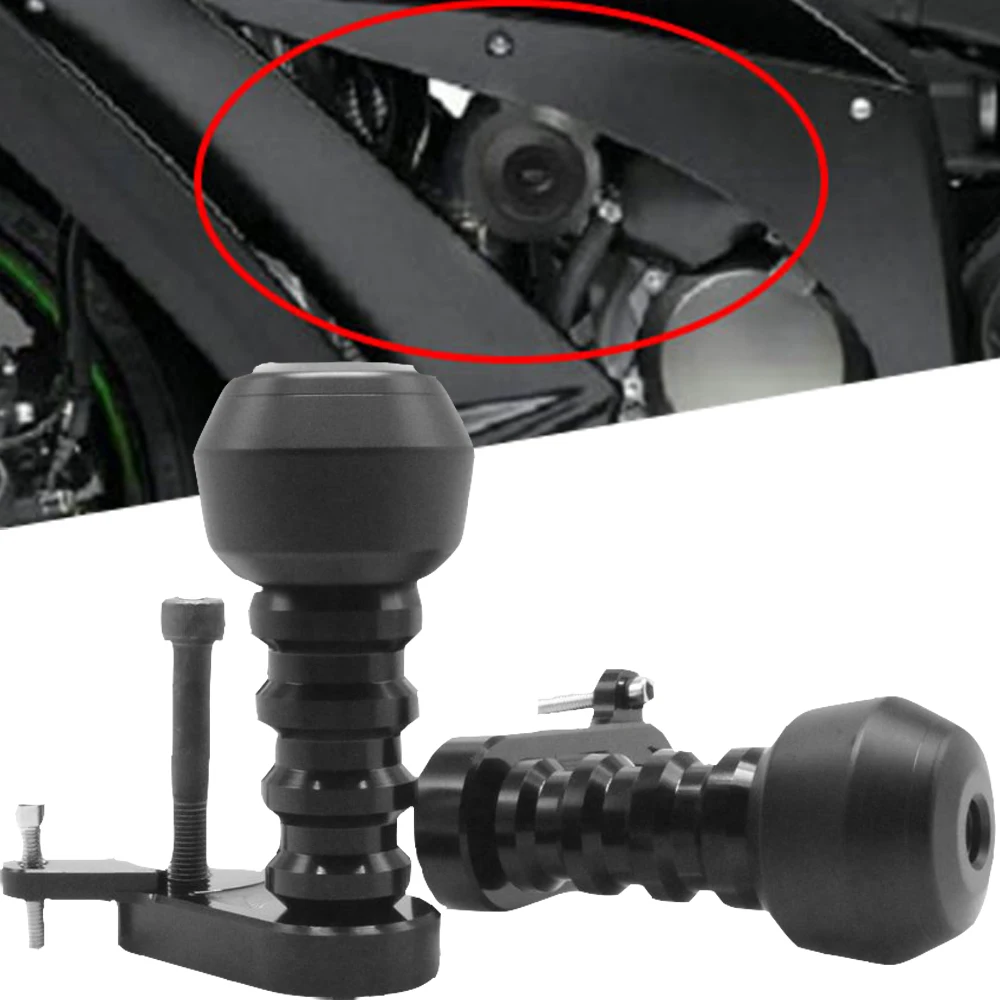 Для KAWASAKI ZX-6R 2009-2012 2010 2011 Мотоцикл Защита от падения рамки слайдер обтекателя гвардии Анти ночлега протектор