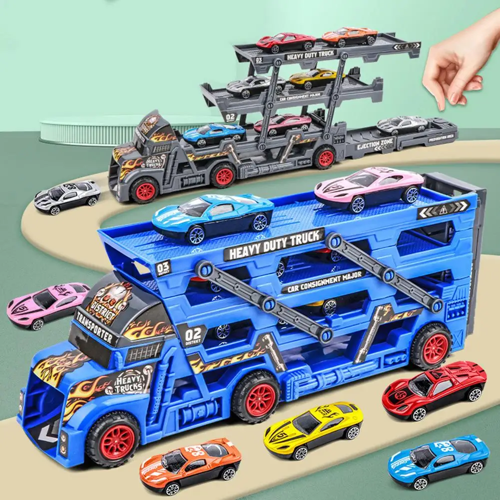 Автомобильный транспортер грузовик игрушки грузовики Mega Hauler для 2-10 лет тележка