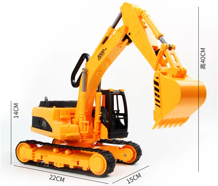 Children Large Size Engineering Vehicle Toy Inertia Set Baby Beach Excavator la tu Dumpers Little Boy Truck