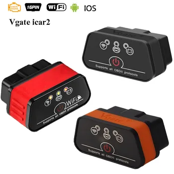 

Vgate iCar2 ELM327 Wifi obd2 Scanner icar 2 Auto Diagnostic Scanner for android/IOS Elm327 Clear Error Code
