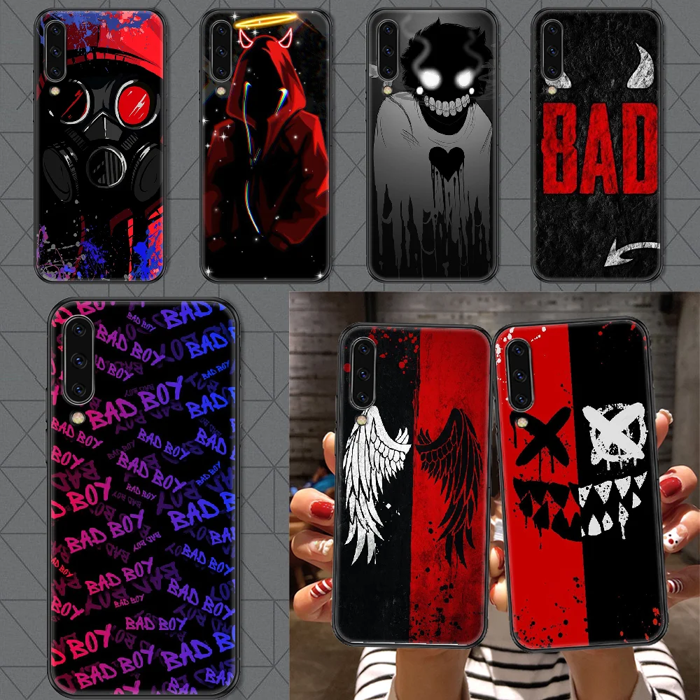 Чехол Devil Bad Boy аниме для телефона Samsung Galaxy A 3 5 7 8 10 20 21 30 40 50 51 70 71 E S 2016 2018 4G Черный