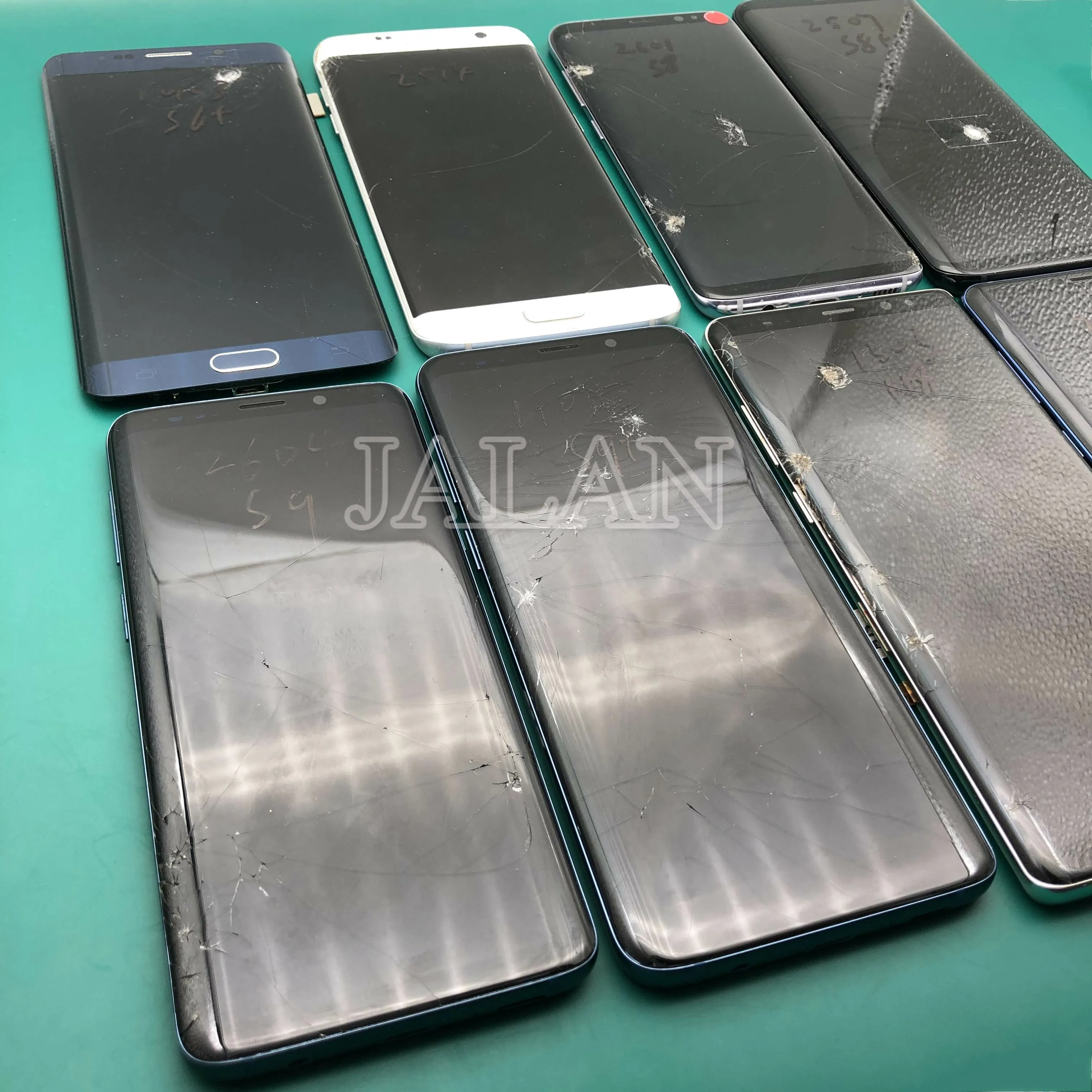 С ЖК-дисплеем занятий ремонт разбитых ЖК дисплеев для Samsung S7edge S8 S8plus S9 plus Note 8 9
