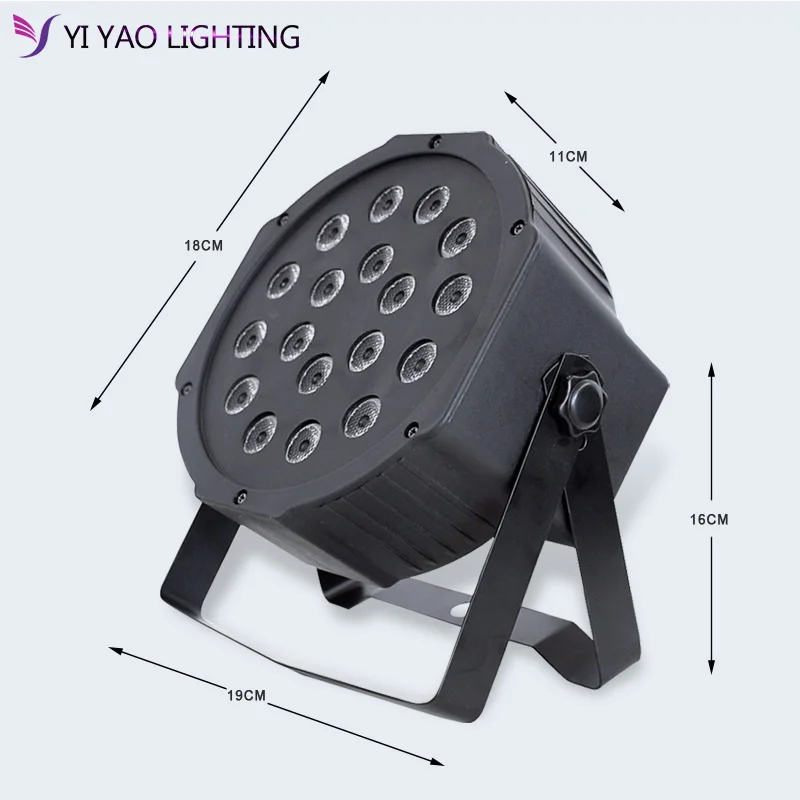 Светодиодный сценический светильник 18X3W лазерный RGB набор для дискотевечерние