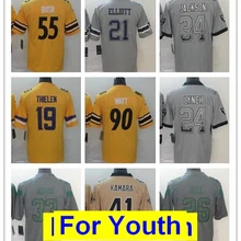 All stitched youth Devin Ezekiel Elliott Bo Jackson Adam Thielen t.j. Watt Marshawn Lynch Jamal Adams Alvin Kamara jerseys
