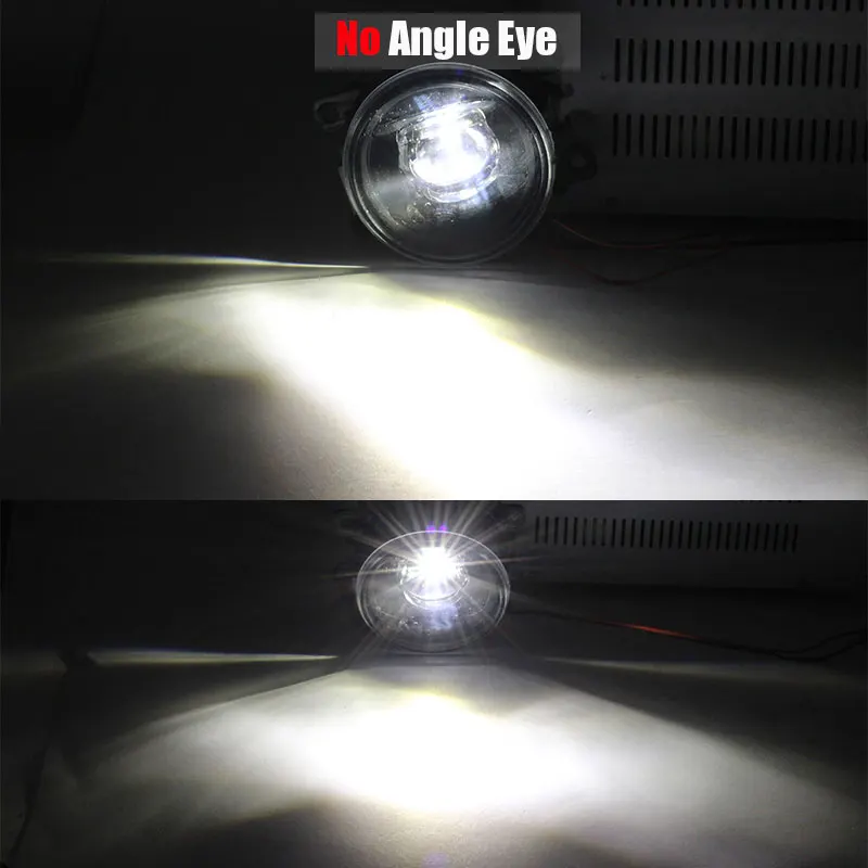 No Angel Eye Cawanerl для Nissan Juke F15 хэтчбек, Автомобильный светодиодный противотуманный светильник, комплект, Ангел глаз, дневной ходовой светильник, 4000лм, 12 В, 2010, 2011, 2012, 2013 - Цвет: No Angel Eye