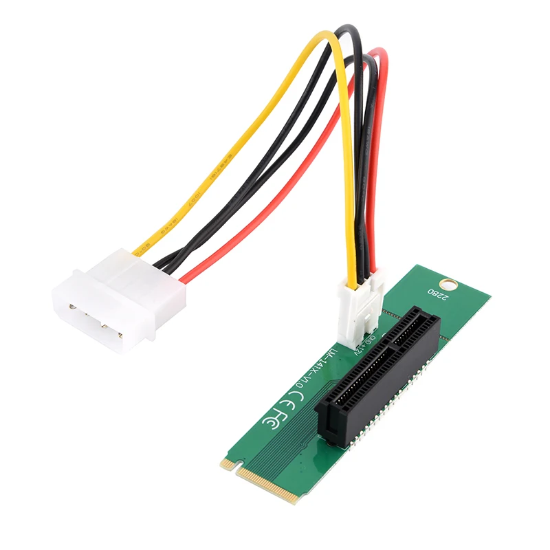 NGFF To PCI-E Riser Card M.2 Port To PCIE Extender Card 1X 4X Mining Adapter Card For Windows 7