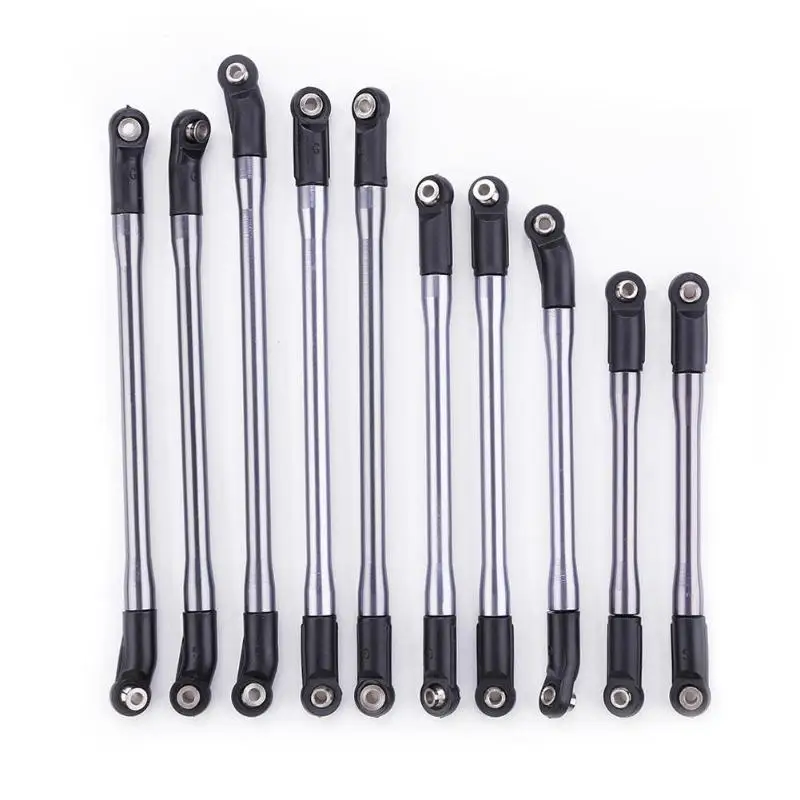 10pcs Steering Servo Linkage Pull Rod Connectors for 1/10 RC Vehicle Model Car Truck Buggy Accessory DIY Connector | Игрушки и хобби
