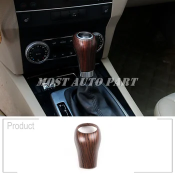

Pine Wood Grain Gear Shift Knob Head Cover For Mercedes Benz C CLASS W203 C CLASS W204 S204 E CLASS W211 E CLASS W212 C207