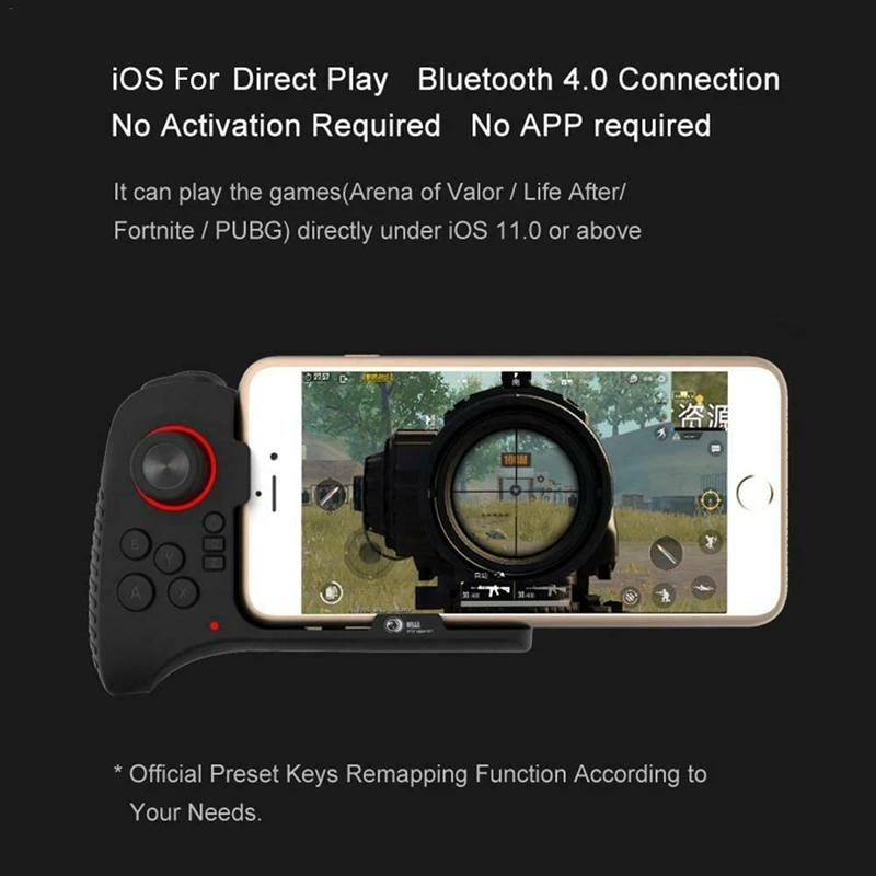 G5 с одной рукой беспроводной Bluetooth геймпад мобильный контроллер игровой джойстик Кнопка триггера для PUBG IOS Iphone Планшет Ipad