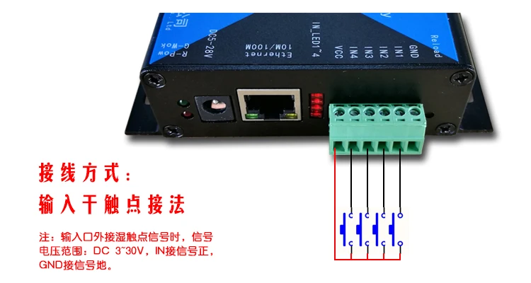 Промышленный Класс 4-полосная сетевой релейный модуль Ethernet реле дистанционного сетевой коммутатор gigabit 4-полосная вход изоляции