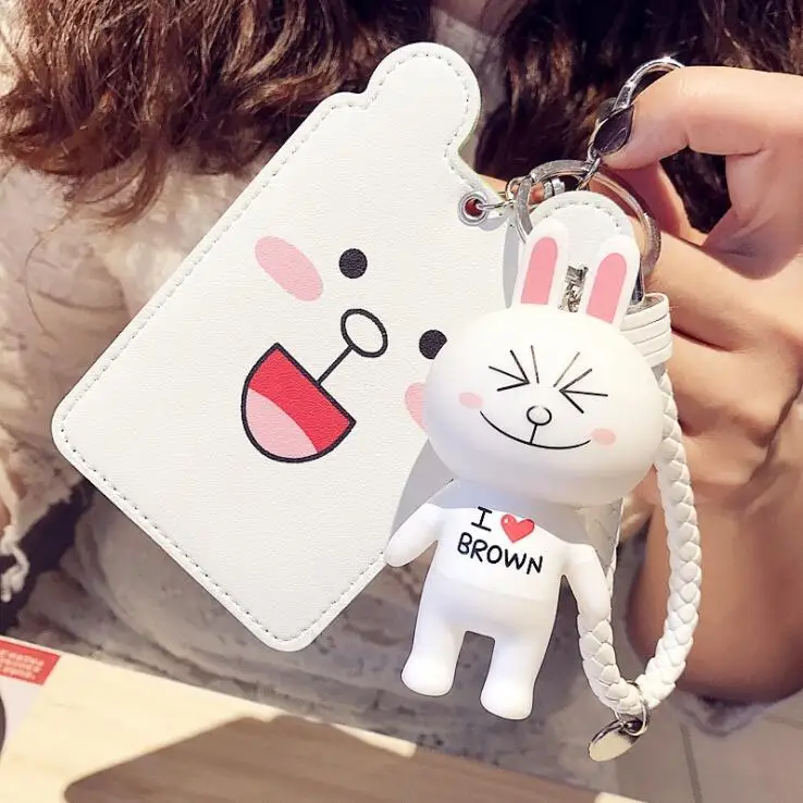 Новое поступление Kawaii Тоторо Медведь PU ID кредитный банк держатель карты с куклой Милая открытка защитный чехол школьные канцелярские принадлежности