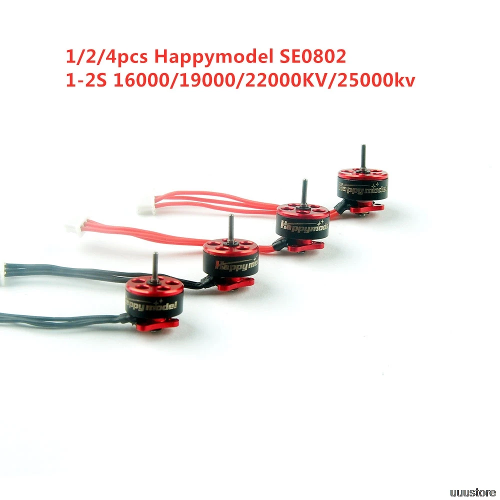 

Happymodel 1 мм SE0802 0802 1-2S 16000KV 19000KV 22000KV 25000KV бесщеточный двигатель для моделей Mobula7 Snapper7 Mobula6 RC Drone FPV