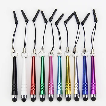 

5000pcs/lot Baseball Metal Mini Stylus Touch Pen Capacitive Touch Pen for Mobile Phone Tablet PC for Kindle HTC