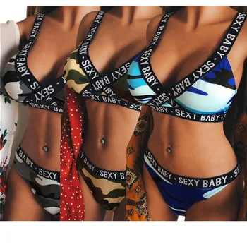 

Hirigin Women's Underwear Lingerie Set Sexy Gray Cotton Soft Push Up Padded Bras Panties Set For Females Nightwear Swimming