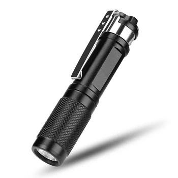 

Mini LED Flashlight Portable Penlight Q5 2000LM Torch Pocket Light Waterproof Lantern AAA Battery Powerful Led For Hunting