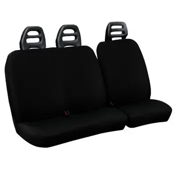

FUNDAS PARA ASIENTOS CAMIONETA 3 LUGARES UNIVERSALES CINTURÓN BAJO NEGRO FIAT