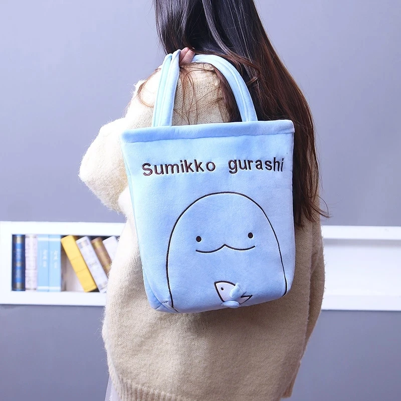 Kawaii Sumikko Gurashi San-X Corner Plush Toy Cartoon Bio Shoulder Bag Handbag Penguin Cat Bear Doll Kids Gift | Игрушки и хобби