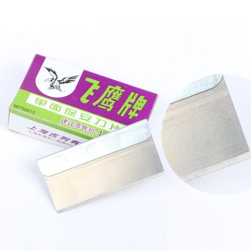 100PCS Flying Eagle Single-Sided Blade For OCA Glue Sticker Removal LCD Repair Mobile Phone Scraping Film Pedicure Art Cutting