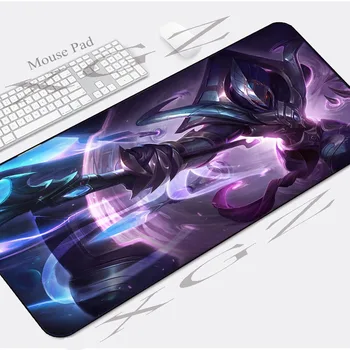 

XGZ Anime Cool Warrior Custom Large Computer Desk Mat Black Loc-edge Fairy Tail Mouse Pad Speed Rubber Non-slip 90x40/60x30 Xxl