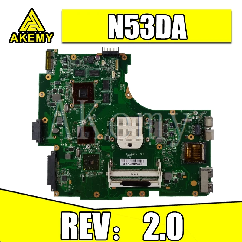 

N53DA Motherboard REV 2.0 For ASUS N53D N53DA Laptop motherboard N53DA Mainboard