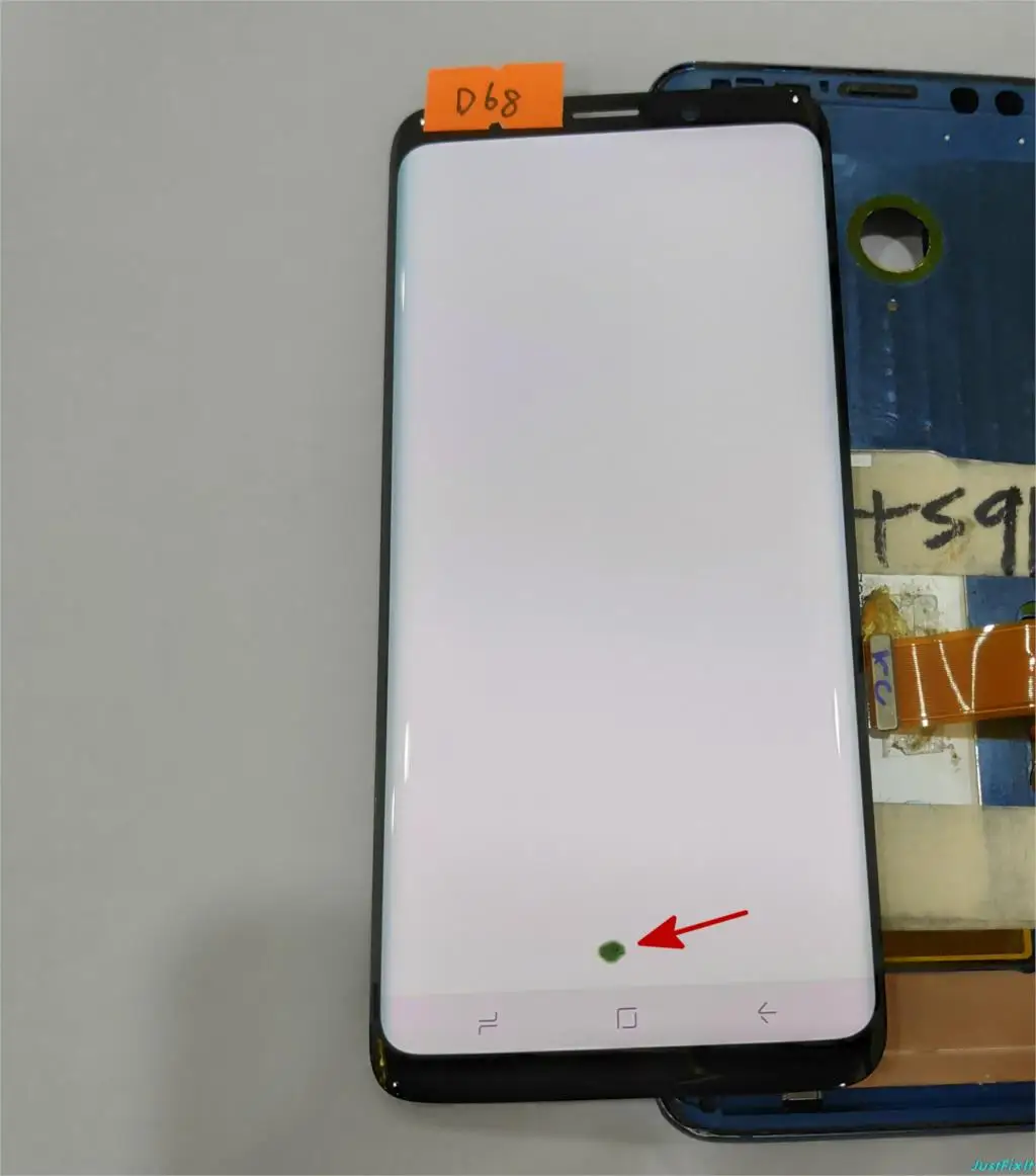 Дефект для samsung Galaxy S9 G960 G960f, ЖК-дисплей, сенсорный экран, дигитайзер, 5,8 '', супер AMOLED экран
