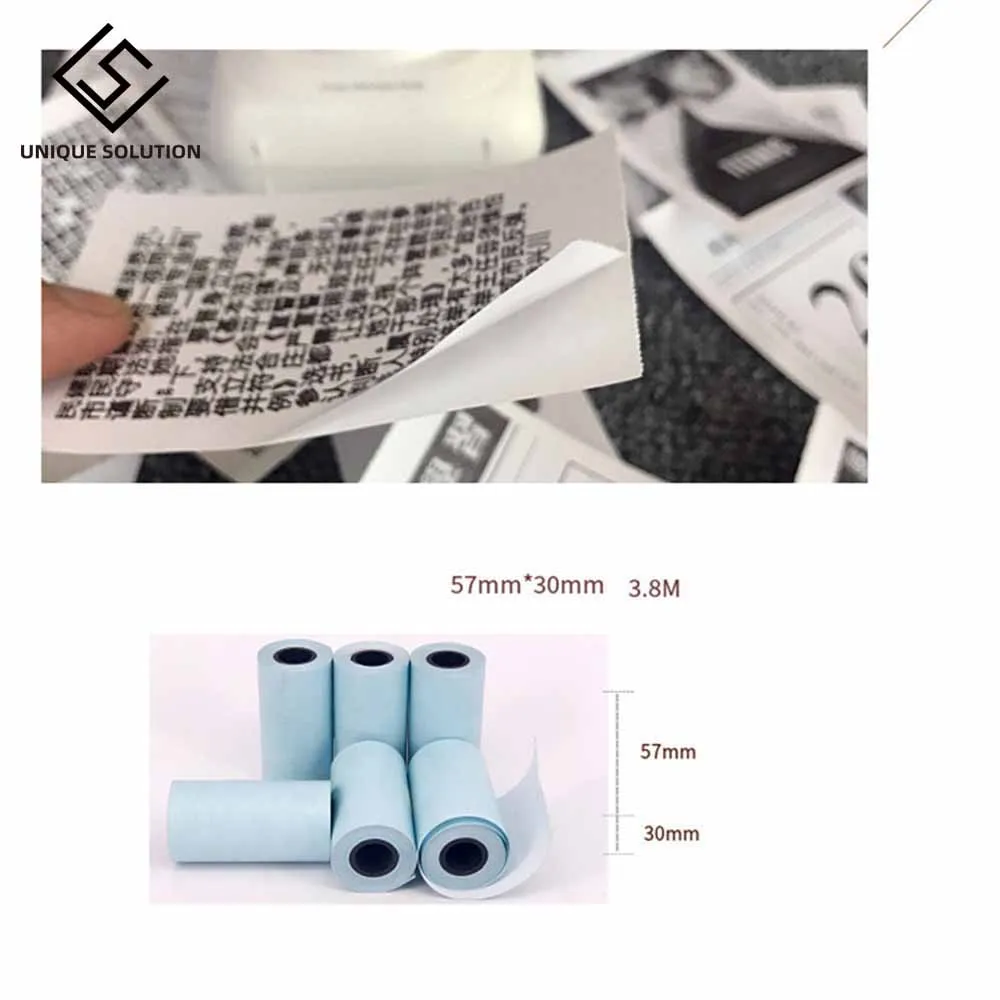 3 Rolls Printing Paperang Sticker Paper Photo Paper for Mini Pocket Photo Printer Paperang Bill Receipt Papers 2