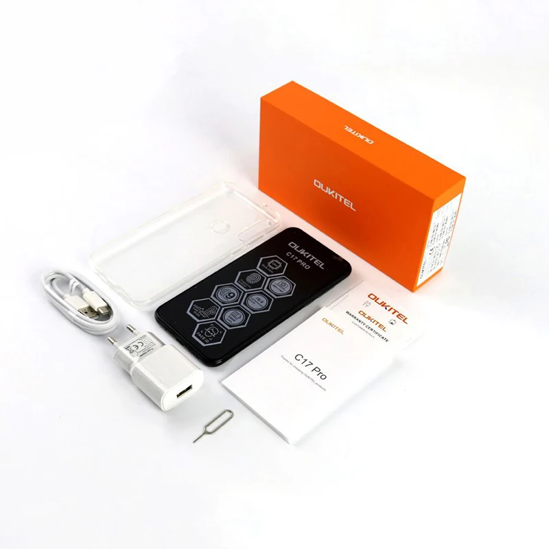 4G Смартфон OUKITEL C17 Pro, 6,35 дюймов, четыре ядра, Cortex A53, 2,0 ГГц, 4 Гб ОЗУ, 64 Гб ПЗУ, тройная 13 МП+ 5 Мп задняя камера, мобильный телефон