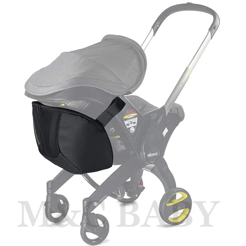 Bolsa de Armazenamento para Carrinho de Carro Compatível com Doona Foofoo Bolsa Preta - 2 compatível com doona foofoo, bolsa preta