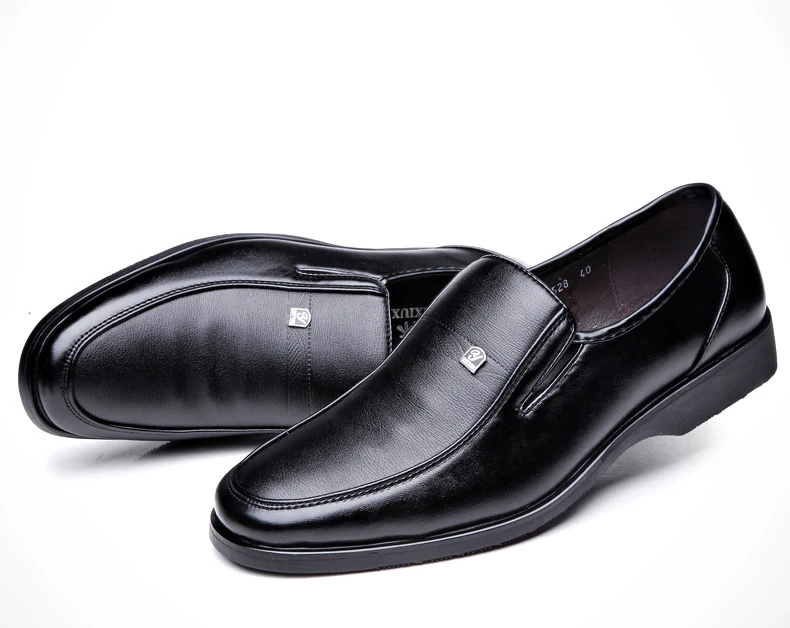 Классические Кожаные модельные туфли размера плюс 45; мужские офисные туфли; черные официальные туфли для мужчин; деловые туфли; мужские туфли из натуральной кожи