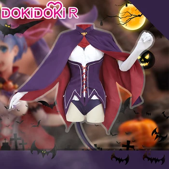

DokiDoki-R Anime Re Life in a different World from zero Cosplay Rem Halloween Costume Women Re Zero Cosplay Rem Halloween