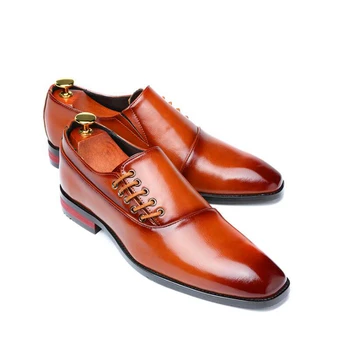 

Fashion Business Dress Men Shoes New Classic Leather Men'S Suits Shoes Fashion Slip On Dress Shoes Men Oxfords Size 38-48