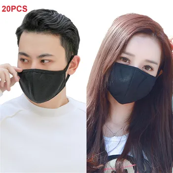 

20PCS Unisex Reusable Dustproof Washable Comfortable Mouth Cover Outdoor Windproof Foggy Haze Pollution Respirator mascaras