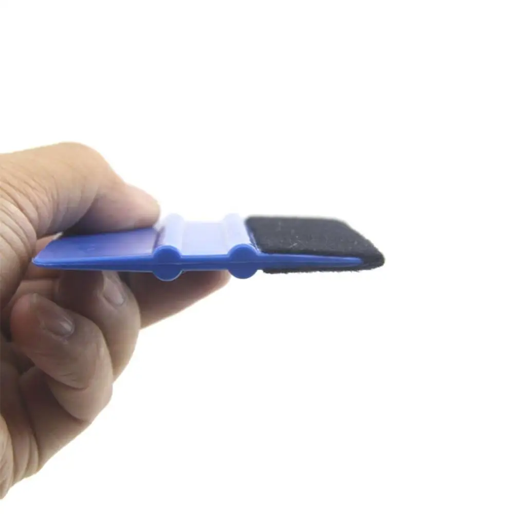 Blue Felt Squeegee Vinyl Film Tool Scraper Car Tinting Window Glass Wash Auto Accessories