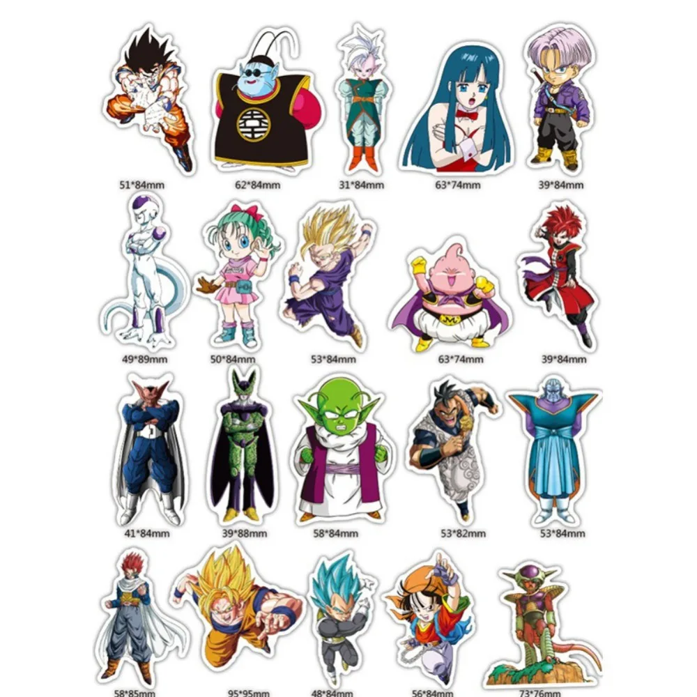 36 шт. Dragon Ball каракули компьютер ноутбук дорожная коробка автомобиля Наклейка на чемодан