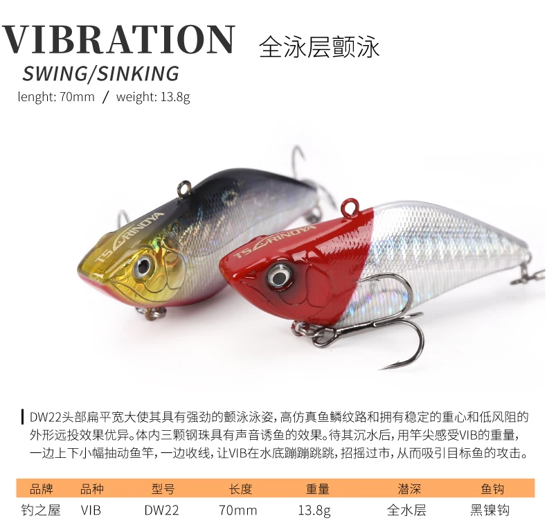 Trulinoya твердая приманка полностью плавающий слой 70мм13. 8 г vib Bass Topmouth Culter приманка для ловли сома искусственная приманка
