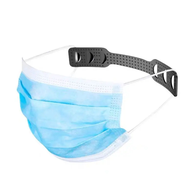 Máscara antideslizante ajustable con 5 uds. De engranaje, gancho de sujeción al oído, gancho para amarre, soporte para mascarillas, accesorios para aliviar el dolor