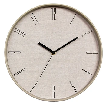 

Modern Silent Wall Clock Round Simple Special Japanese Wall Clock Yellow Office Digital Reloj De Pared Home Decoration WE50WC