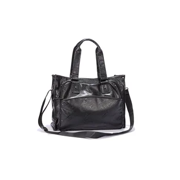 

New Travel Bag 2019 Trend Retro Style PU Large Capacity Travel Bag Shoulder Bag Waterproof Wear-resistant Travel Pack