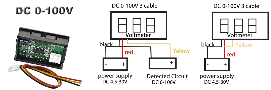 DC 0-100V voltmeter 1