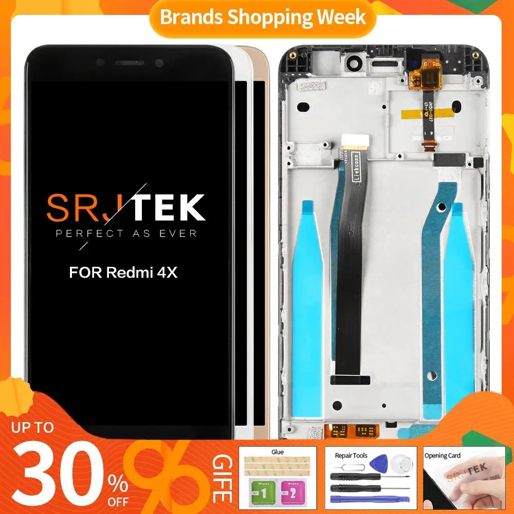 5 0 &quotОригинальный ЖК дисплей для XIAOMI Redmi 4X сенсорный экран с рамкой Pro в
