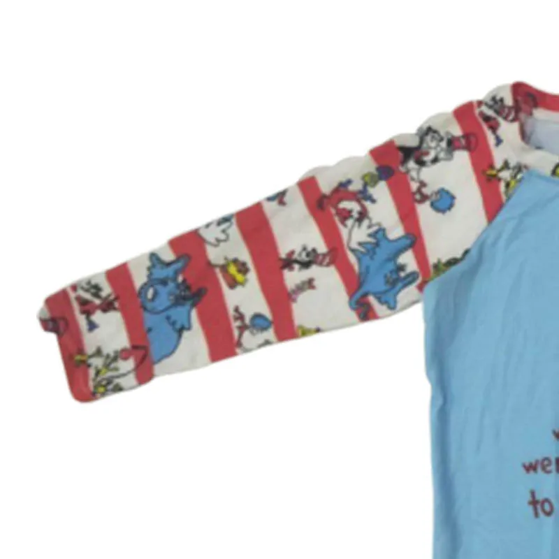 Boutique children's boy clothes Santa baby long sleeve raglan Christmas shirt