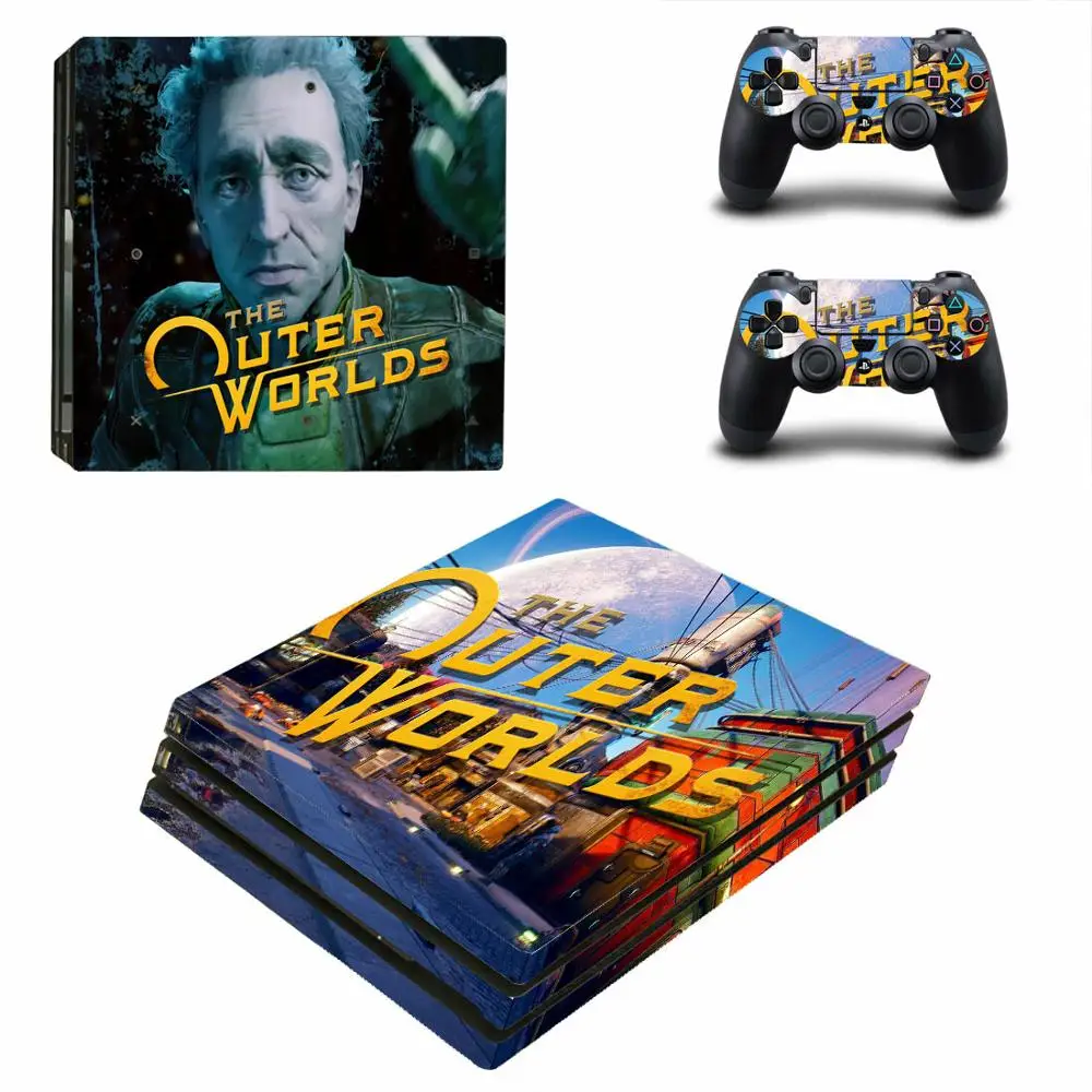 YSP4P-3810 Внешние Миры PS4 Pro sticker s PS 4 Play station 4 Pro виниловые наклейки для playstation 4 Pro консоли и контроллера - Цвет: YSP4P-3810