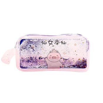 

Cartoon Quicksand Pencil Case Girls Boy School Supplies Cute Cosmetic Bag Pencil Box Pencil Bag Cosmetic storage SMJGood