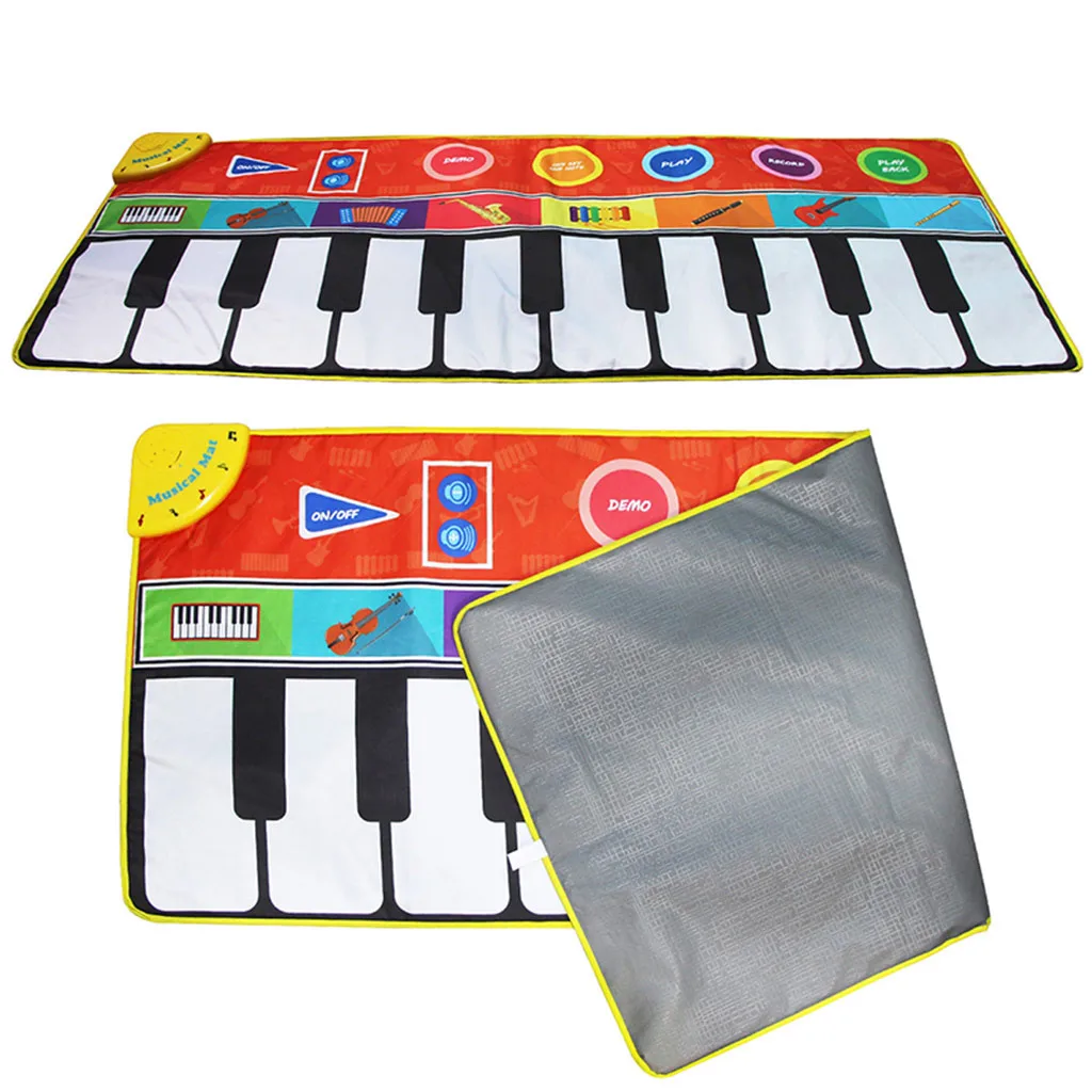 Детское музыкальное одеяло, подпятник для фортепиано, многофункциональный музыкальный инструмент, большая игровая игрушка, коврик для ползания, подарок на день рождения# g4