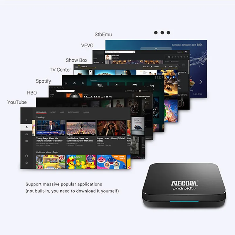 MECOOL KM9 PRO Android 9,0 ТВ приставка Amlogic S905X2 4G DDR4 32G rom 4K Google сертифицированная Android 9 A ТВ Смарт ТВ приставка Голосовое управление